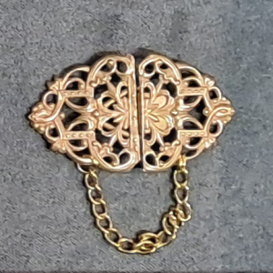 Boezelhaak - scherpe ovaal / ruit met ketting